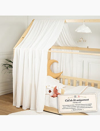 Tenda da letto a casetta in garza di cotone | sevira kids | sevira kids