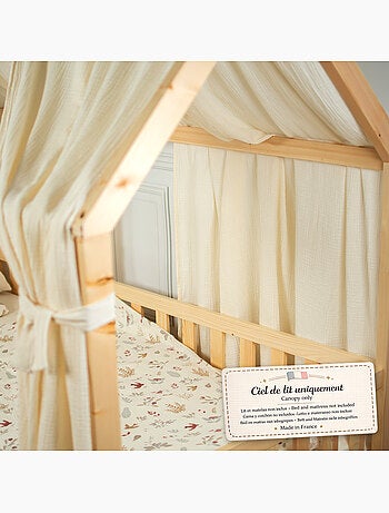 Tenda da letto a casetta in garza di cotone | sevira kids | sevira kids