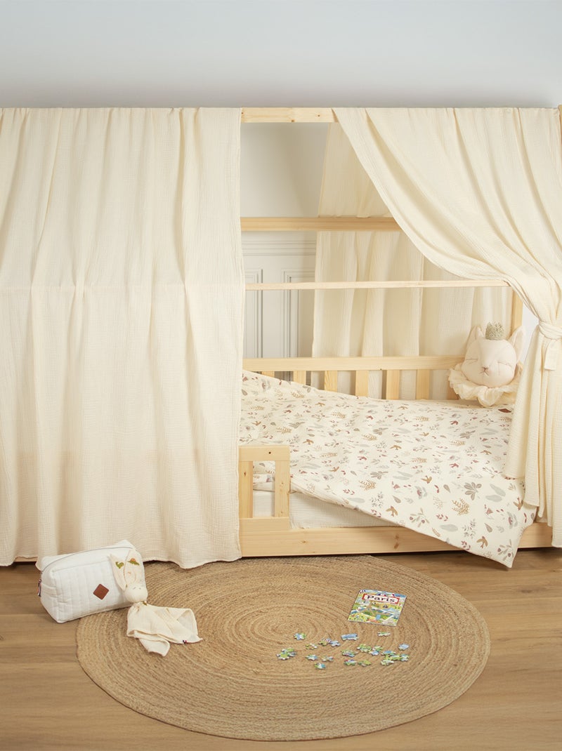 Tenda da letto a casetta in garza di cotone | sevira kids | sevira kids Ecru - Kiabi