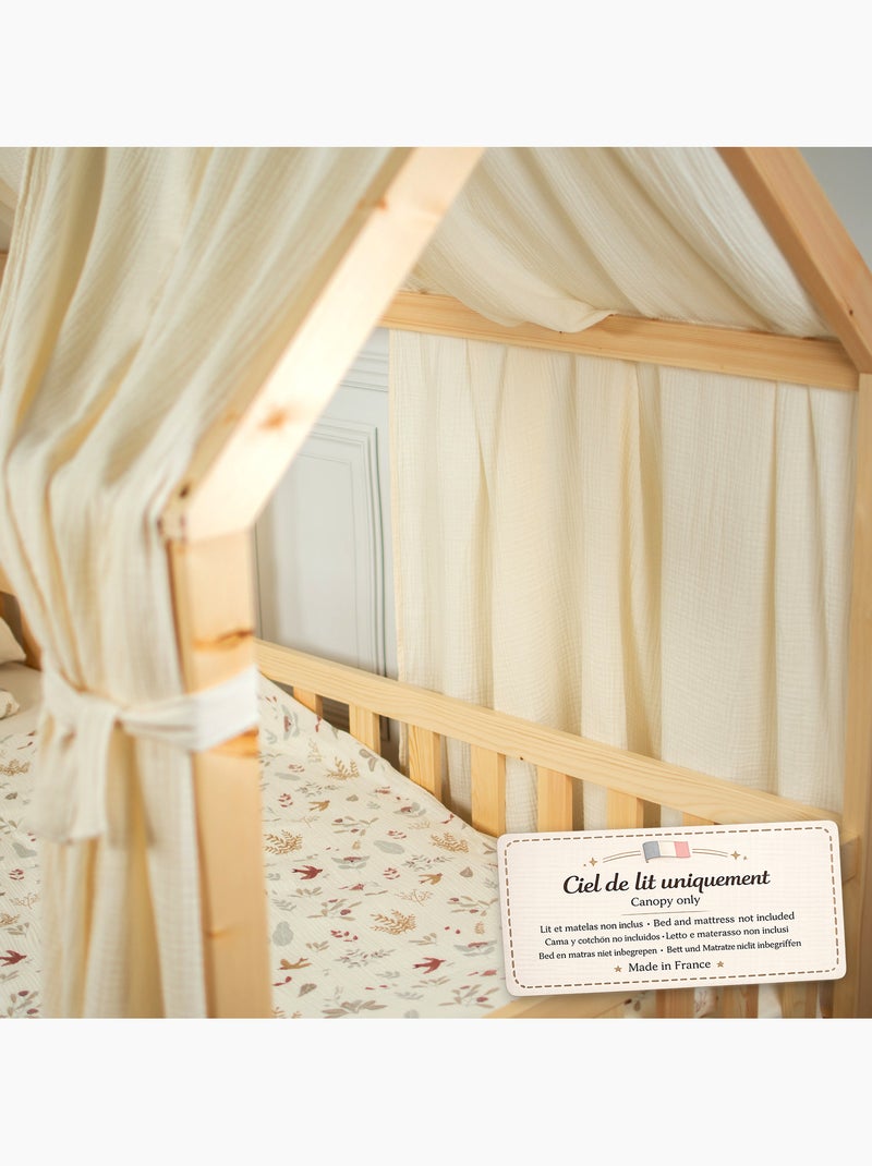 Tenda da letto a casetta in garza di cotone | sevira kids | sevira kids Ecru - Kiabi