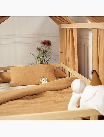Tenda da letto a casetta in garza di cotone | sevira kids | sevira kids