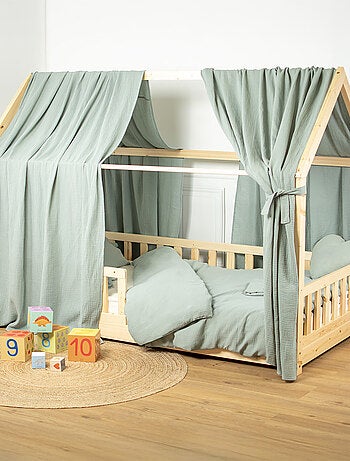 Tenda da letto a casetta in garza di cotone | sevira kids | sevira kids