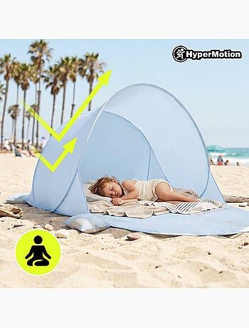 Tenda da spiaggia pop-up hypermotion - riparo leggero e rapido per tutta la famiglia