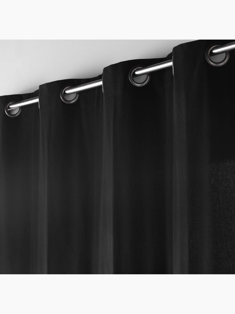 Tenda da tappezzeria in poli/cotone riciclato Nero - Kiabi