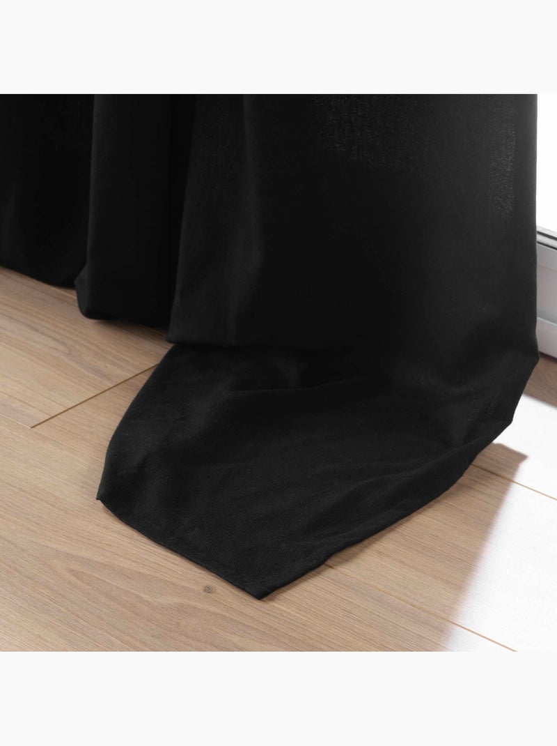 Tenda da tappezzeria in poli/cotone riciclato Nero - Kiabi
