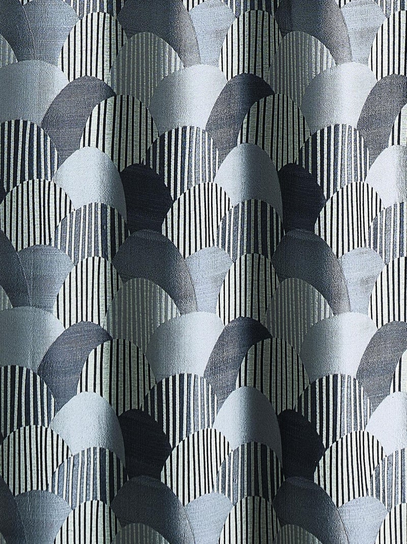 Tenda da tappezzeria jacquard arrotondata Grigio chiaro - Kiabi