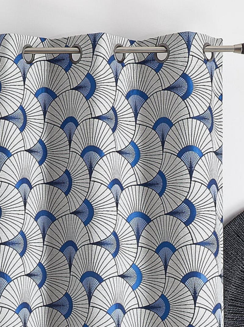 Tenda da tappezzeria Jacquard Blu - Kiabi