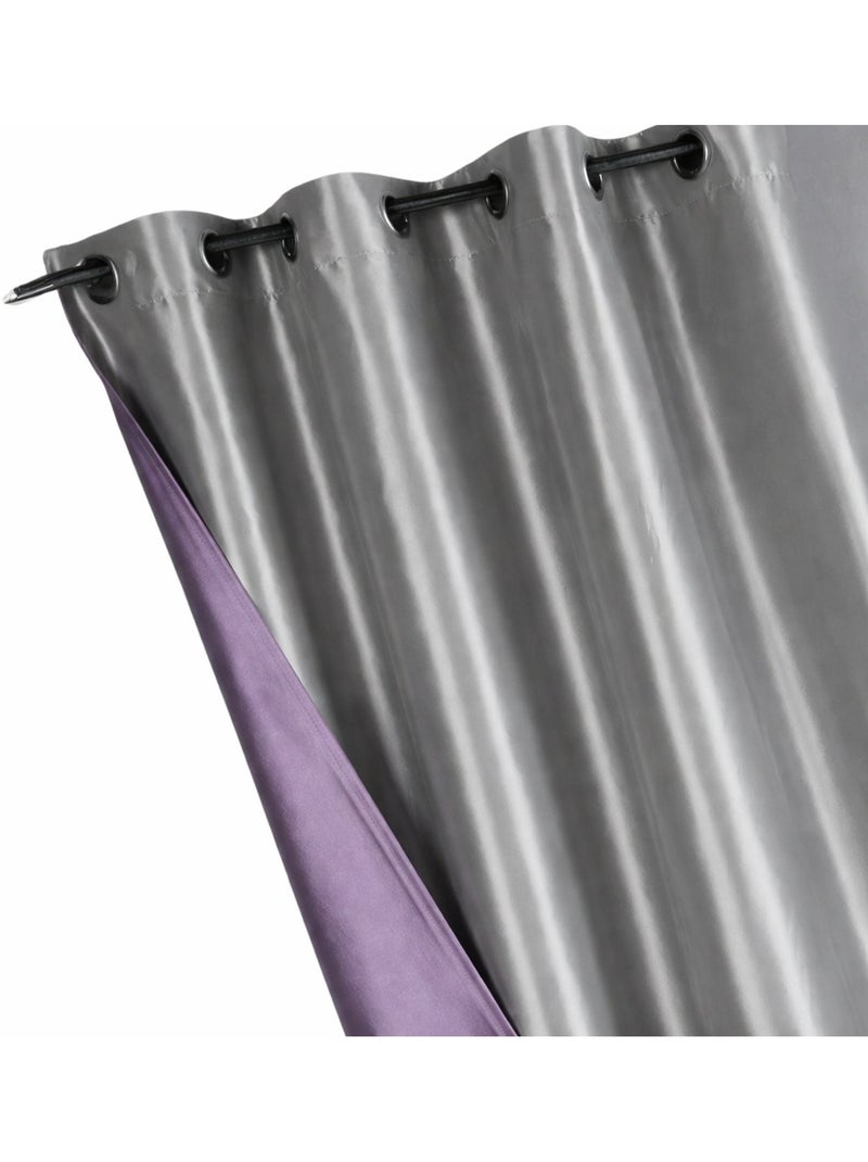 Tenda d'arredamento in taffetà reversibile Grigio chiaro - Kiabi