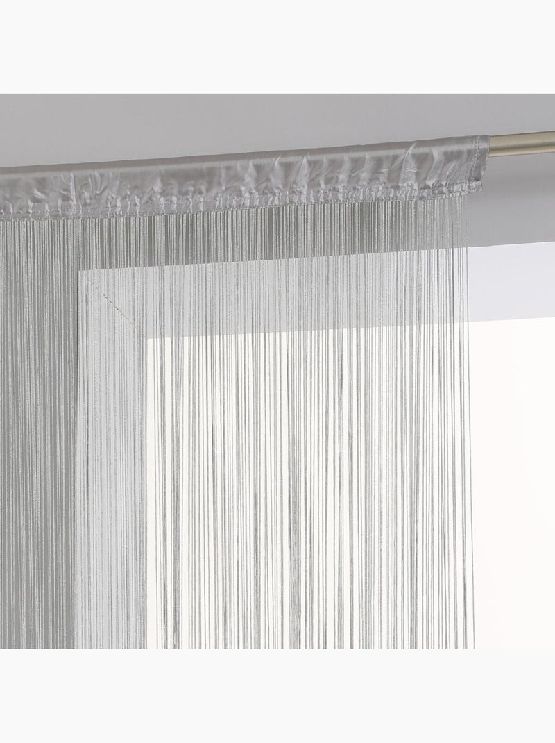 Tenda di filati uniti e colorati Grigio - Kiabi