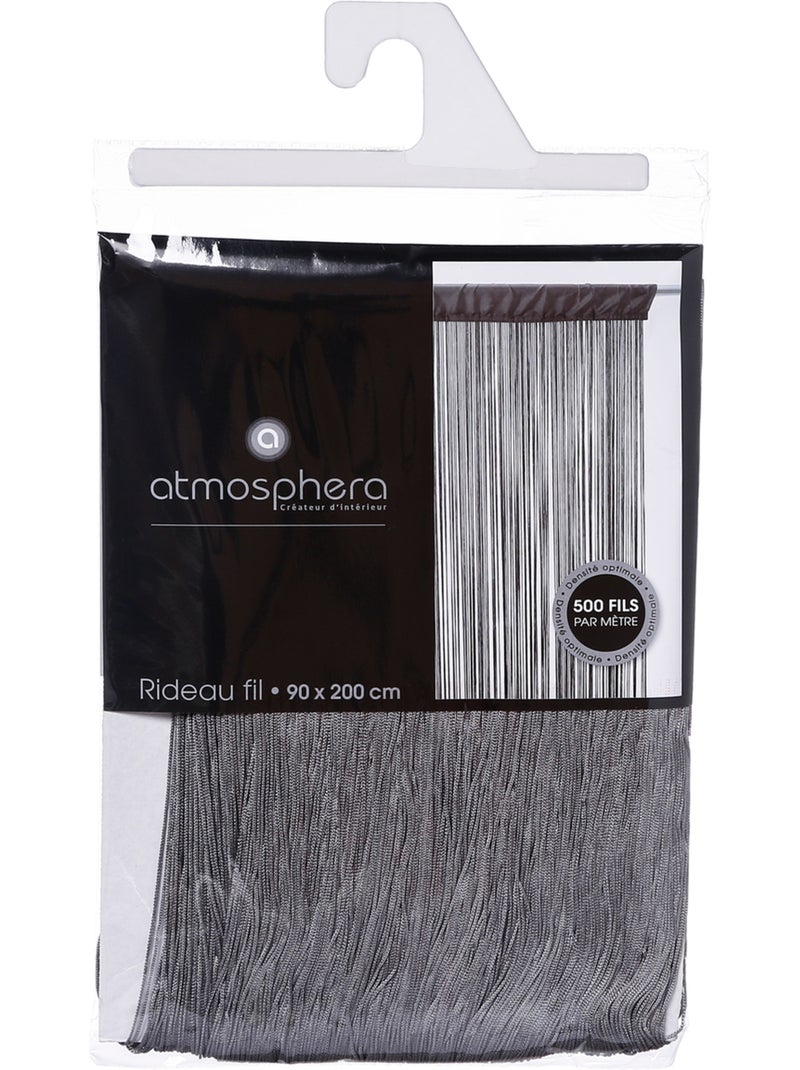 Tenda di filati uniti e colorati Grigio - Kiabi