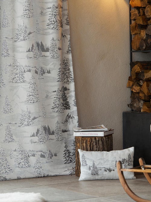 Tenda di montagna con abete innevato - Kiabi