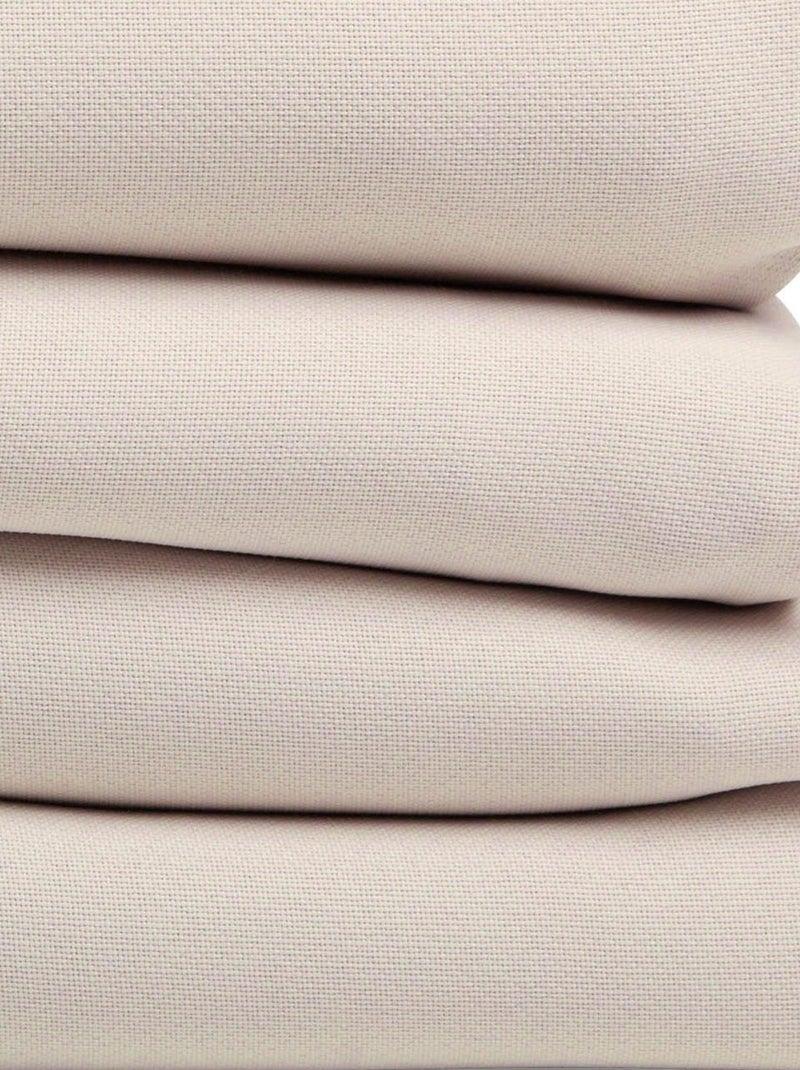 Tenda divisoria con treccia e orlo a giorno Beige - Kiabi