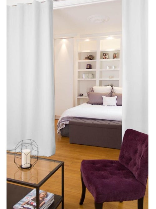 Tenda divisoria con treccia e orlo a giorno - Kiabi