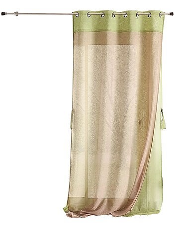 Tenda doppia con bordatura a contrasto