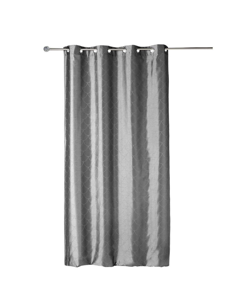 Tenda effetto seta con motivo tartaruga Grigio antracite - Kiabi