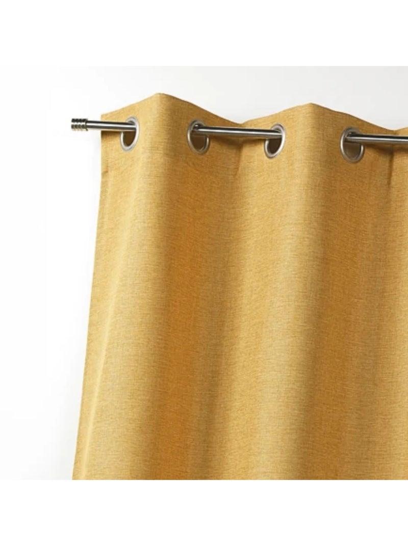 Tenda elegantemente screziata pronta per l'installazione Giallo scuro - Kiabi