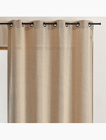 Tenda filtrante a occhielli, a tinta unita