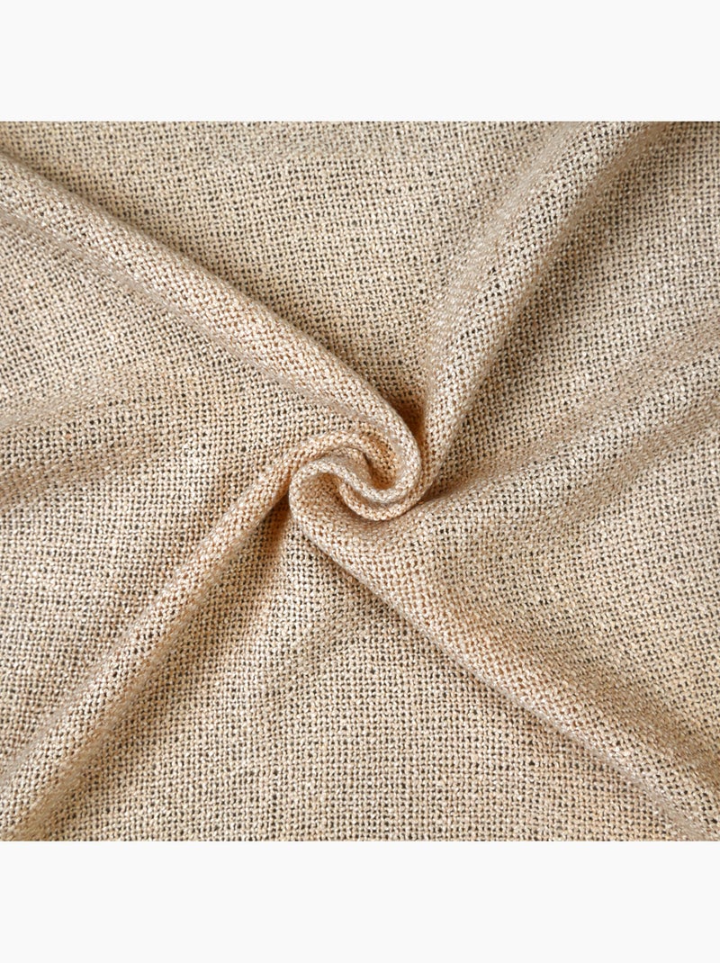 Tenda filtrante a occhielli, a tinta unita Beige - Kiabi