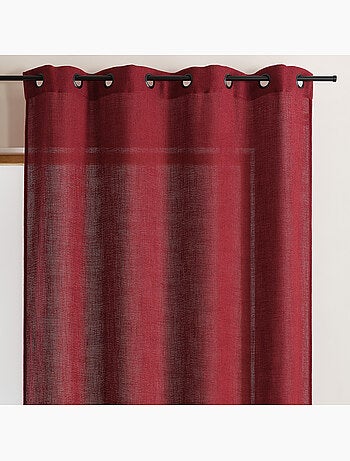 Tenda filtrante a occhielli, a tinta unita
