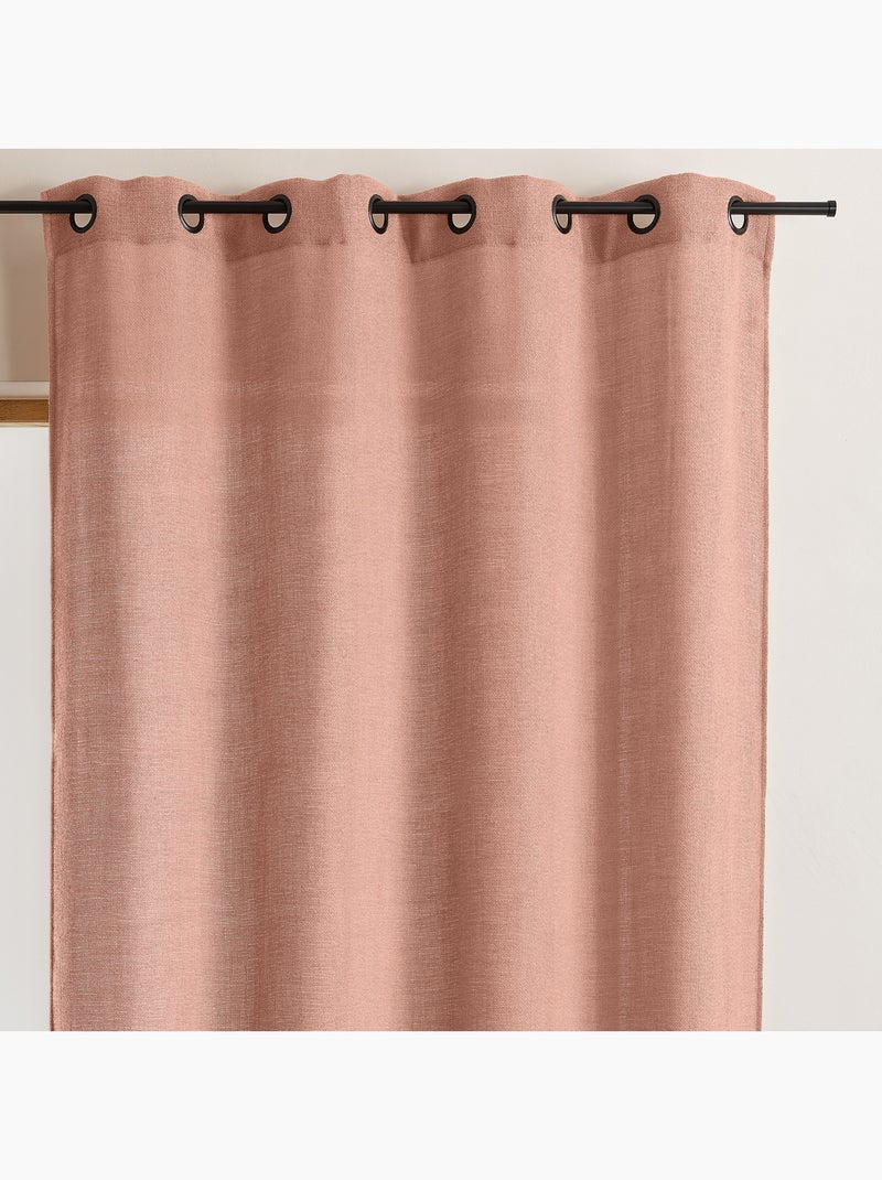 Tenda filtrante a occhielli, a tinta unita Rosa antico - Kiabi