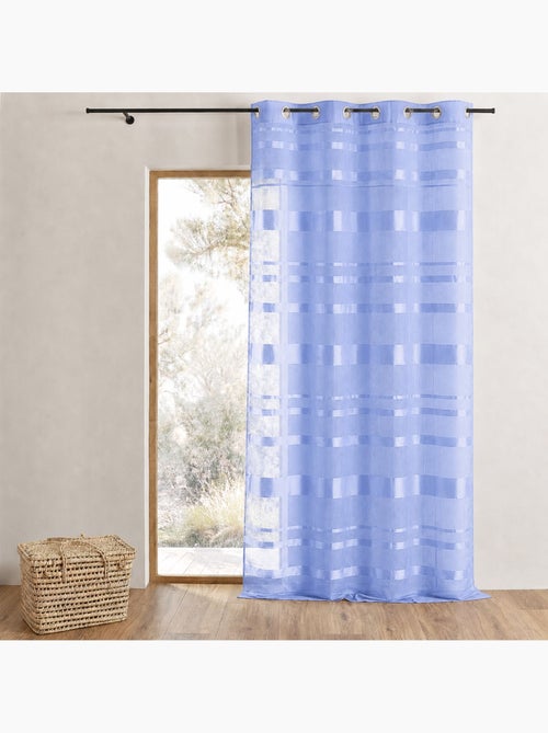 Tenda filtrante a righe orizzontali lucide - Kiabi Tenda filtrante a righe orizzontali lucide - Kiabi