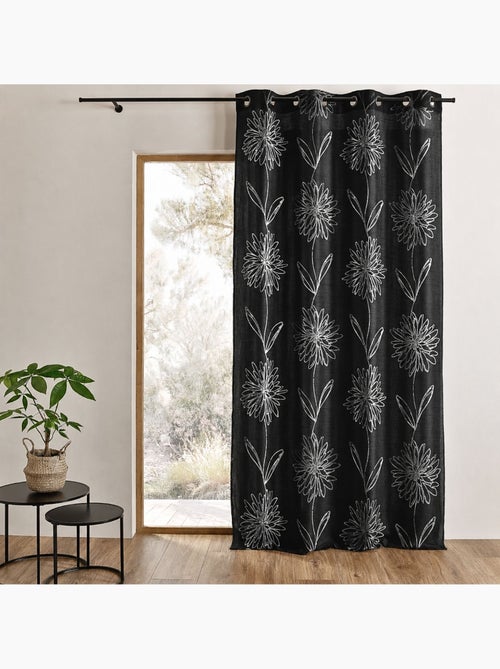 Tenda filtrante con motivi floreali metallizzati - Kiabi Tenda filtrante con motivi floreali metallizzati - Kiabi