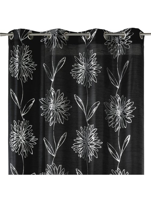 Tenda filtrante con motivi floreali metallizzati - Kiabi Tenda filtrante con motivi floreali metallizzati - Kiabi