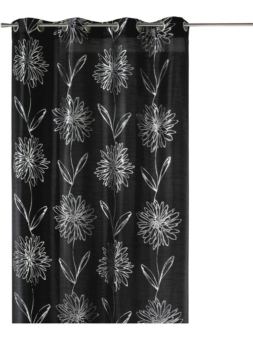 Tenda filtrante con motivi floreali metallizzati - Kiabi Tenda filtrante con motivi floreali metallizzati - Kiabi