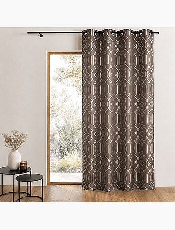 Tenda filtrante con motivi geometrici