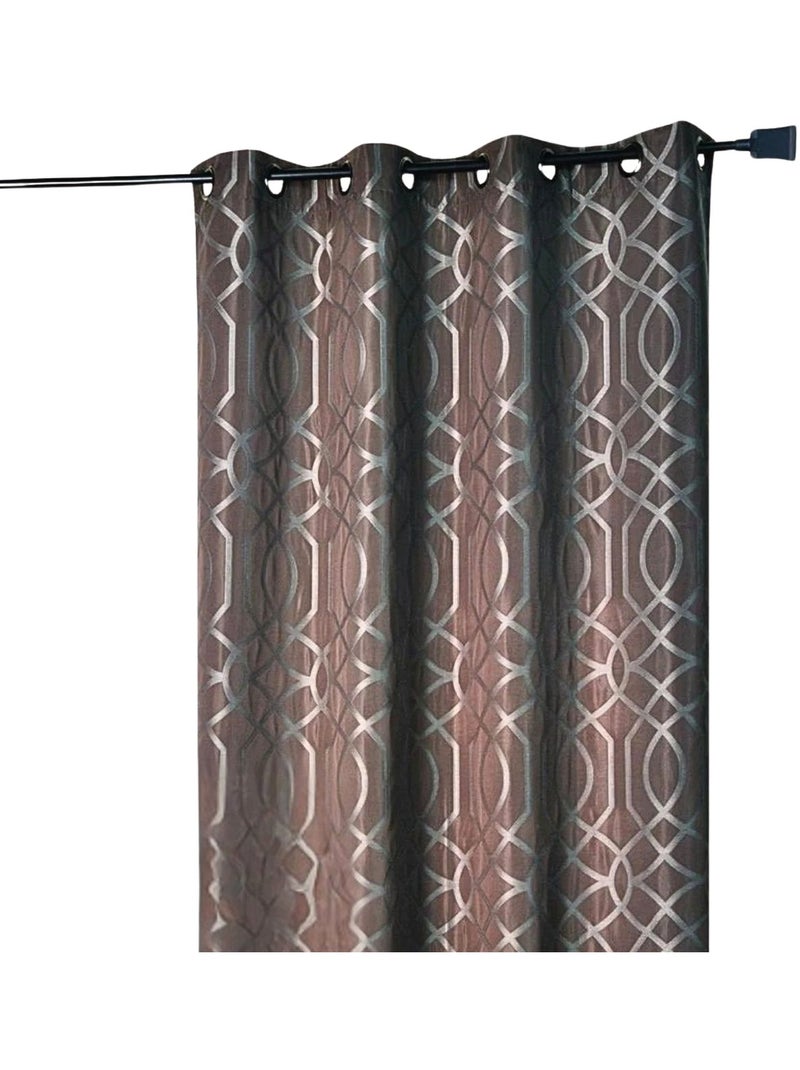 Tenda filtrante con motivi geometrici Grigio chiaro - Kiabi