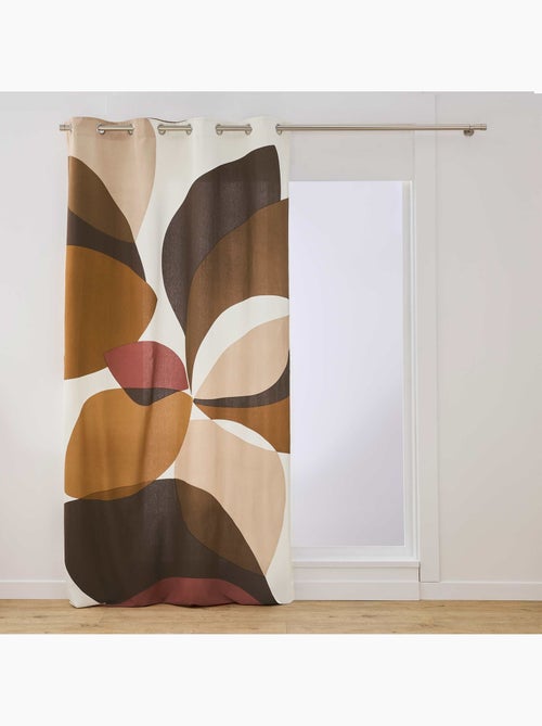Tenda filtrante con occhielli in policotone con stampa geometrica - Kiabi