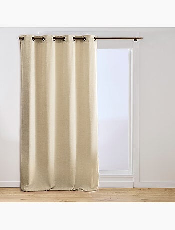Tenda filtrante con occhielli in velluto chenille