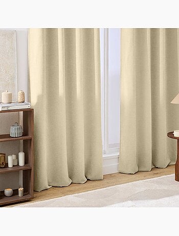 Tenda filtrante con occhielli in velluto chenille