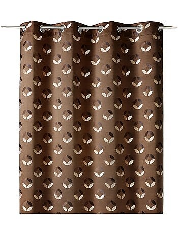Tenda filtrante in jacquard con motivi a rosette