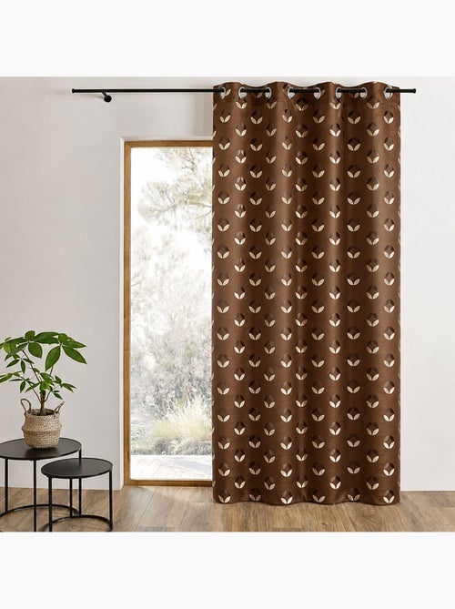 Tenda filtrante in jacquard con motivi a rosette - Kiabi