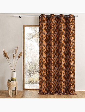 Tenda filtrante in jacquard con motivi barocchi