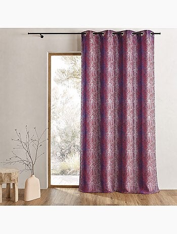 Tenda filtrante in jacquard con motivi etnici