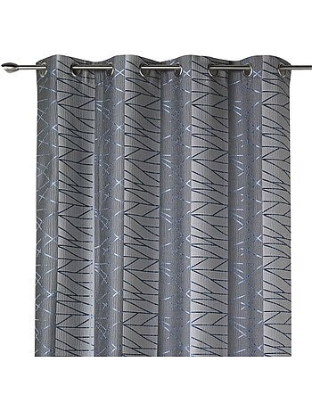 Tenda filtrante in jacquard con righe verticali di design