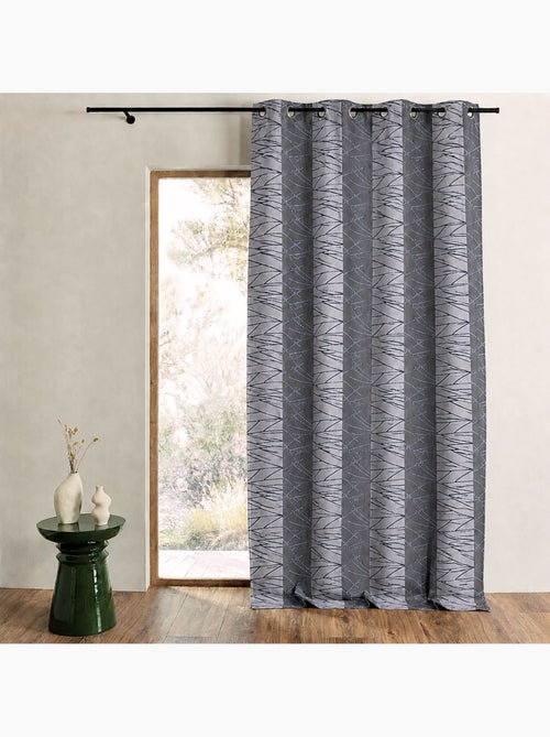 Tenda filtrante in jacquard con righe verticali di design - Kiabi Tenda filtrante in jacquard con righe verticali di design - Kiabi