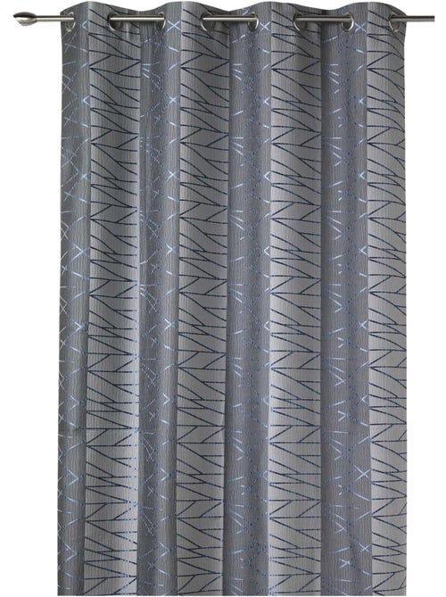 Tenda filtrante in jacquard con righe verticali di design - Kiabi Tenda filtrante in jacquard con righe verticali di design - Kiabi