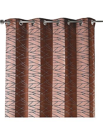 Tenda filtrante in jacquard con righe verticali di design