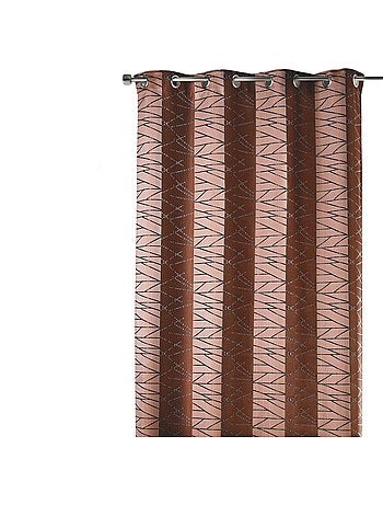 Tenda filtrante in jacquard con righe verticali di design
