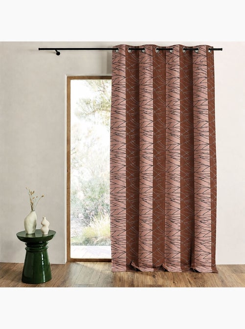 Tenda filtrante in jacquard con righe verticali di design - Kiabi Tenda filtrante in jacquard con righe verticali di design - Kiabi