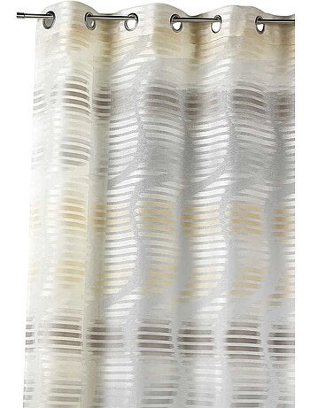 Tenda filtrante in jacquard con righe verticali ondulate