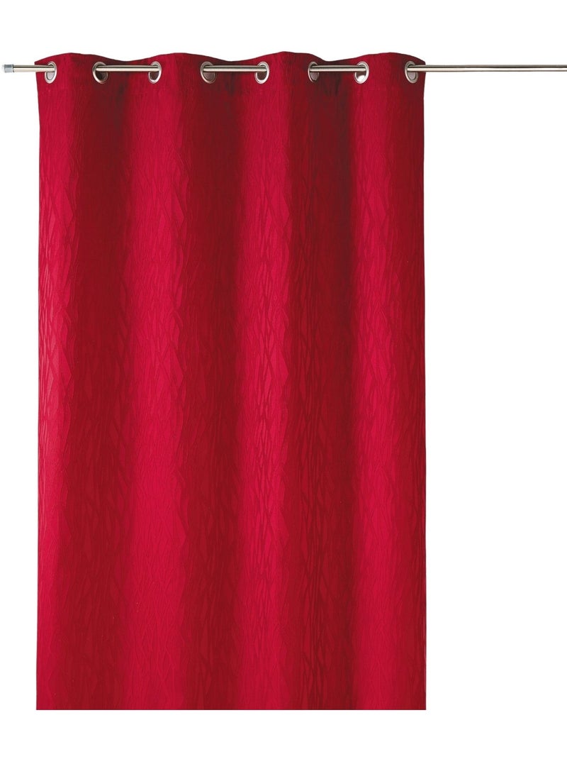 Tenda filtrante in jacquard stampato Bordeaux - Kiabi
