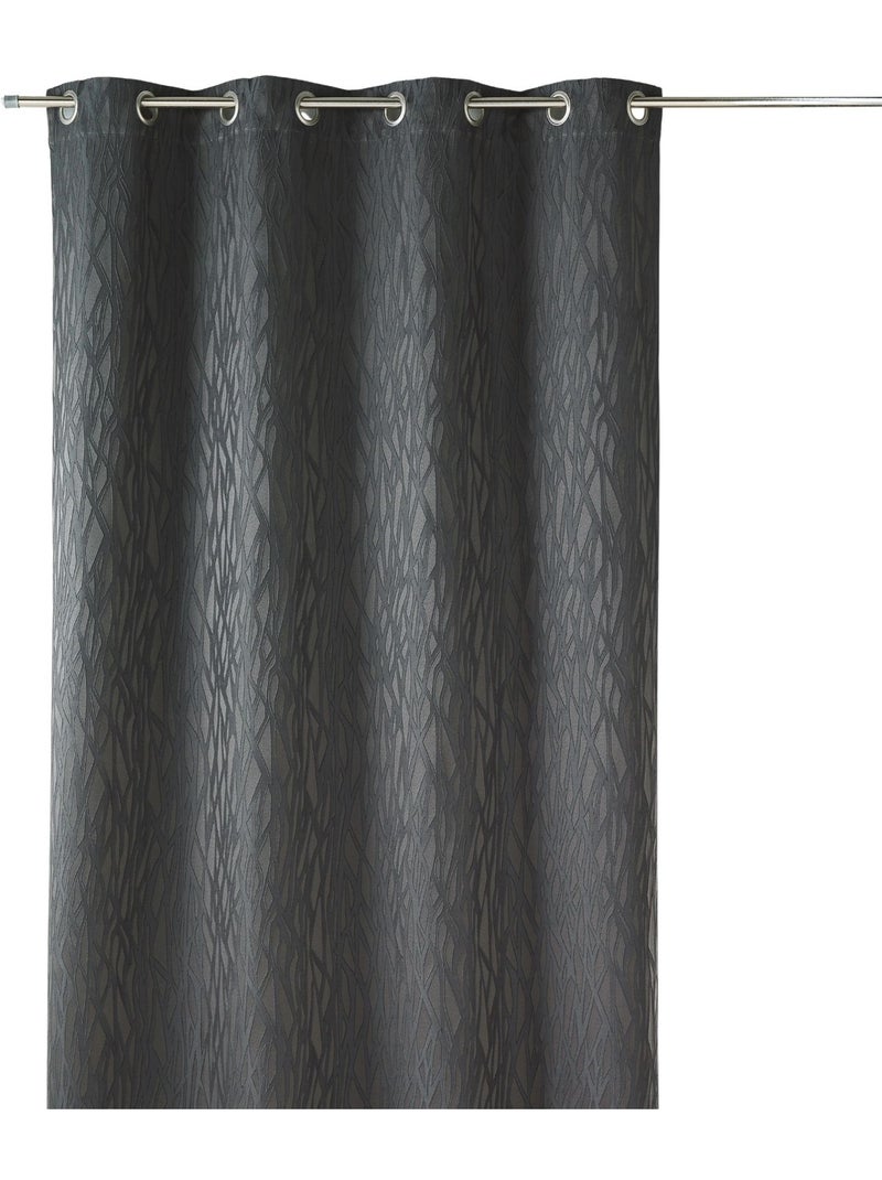 Tenda filtrante in jacquard stampato Grigio antracite - Kiabi