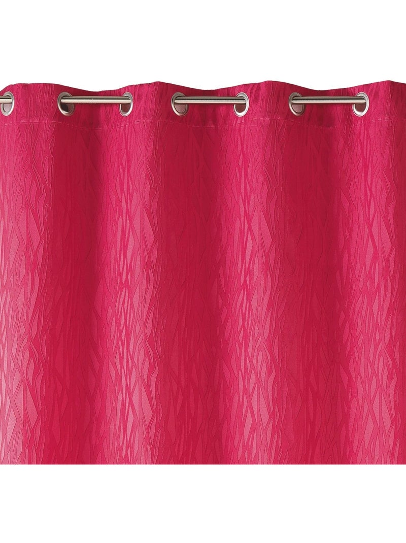 Tenda filtrante in jacquard stampato Rosa fucsia - Kiabi