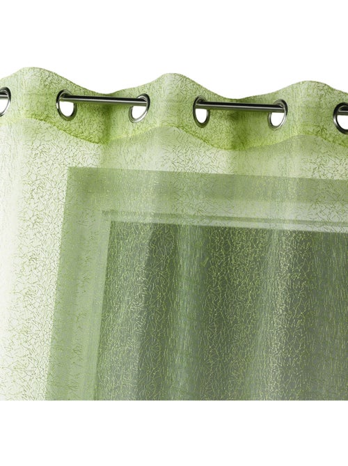 Tenda filtrante in organza ricamata con occhielli - Kiabi