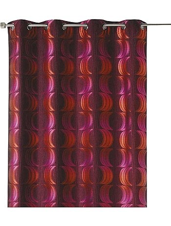 Tenda filtrante jacquard con motivi a mezzaluna