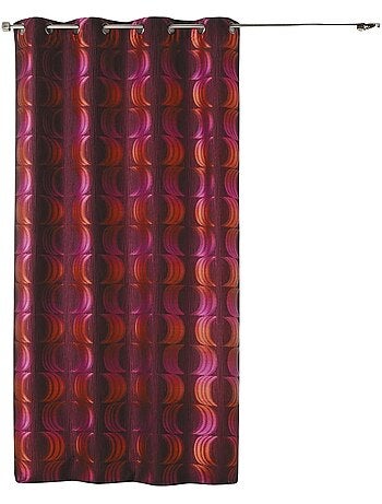 Tenda filtrante jacquard con motivi a mezzaluna